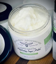 Load image into Gallery viewer, Hydrating Sugar Polish ~ Aloe, Jojoba &amp; Triple Butter | AmaraBee Apothecary | Hydrating | Moisturizing | Exfoliating
