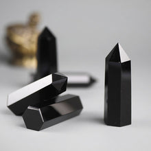 Load image into Gallery viewer, Obsidian Tower | Obsidian Crystal Tower | Healing Crystals | Witchcraft Supplies