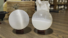 Load and play video in Gallery viewer, Selenite Sphere | Crystal Ball | Healing Stones