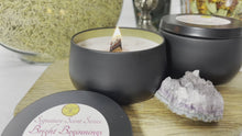 Load and play video in Gallery viewer, Bright Beginnings | 100% Soy Wax | AmaraBee Candles