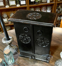 Load image into Gallery viewer, Pentacle Altar Cupboard | Witch Decor | Storage | Altar
