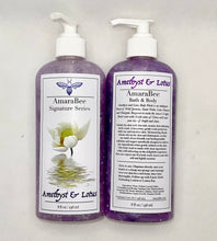 Load image into Gallery viewer, Amethyst and Lotus Creamy Body Wash | Hydrating Cleanser | Moisturizing