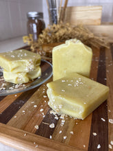 Load image into Gallery viewer, Unscented Oatmeal Bar Soap - AmaraBee Apothecary | Organic | Handmade | Natural | Palm Free