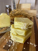 Load image into Gallery viewer, Unscented Oatmeal Bar Soap - AmaraBee Apothecary | Organic | Handmade | Natural | Palm Free