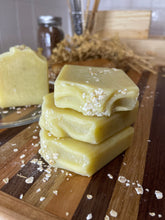 Load image into Gallery viewer, Unscented Oatmeal Bar Soap - AmaraBee Apothecary | Organic | Handmade | Natural | Palm Free
