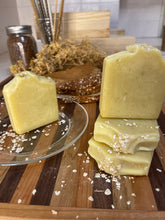 Load image into Gallery viewer, Unscented Oatmeal Bar Soap - AmaraBee Apothecary | Organic | Handmade | Natural | Palm Free
