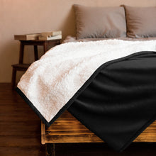 Load image into Gallery viewer, AmaraBee Embroidered Premium sherpa blanket