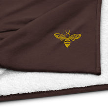 Load image into Gallery viewer, AmaraBee Embroidered Premium sherpa blanket
