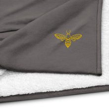 Load image into Gallery viewer, AmaraBee Embroidered Premium sherpa blanket