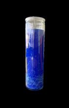 Load image into Gallery viewer, 7 Day Candles - One Color Tall Glass Prayer Candles | Chakra Candles | Regular or Charmed