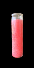 Load image into Gallery viewer, 7 Day Candles - One Color Tall Glass Prayer Candles | Chakra Candles | Regular or Charmed