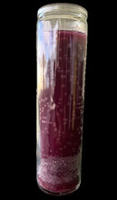 Load image into Gallery viewer, 7 Day Candles - One Color Tall Glass Prayer Candles | Chakra Candles | Regular or Charmed