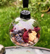 Load image into Gallery viewer, Witch Ball for Home Protection | Glass | Botanicals and Crystals | Traditional