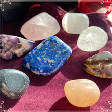 Load image into Gallery viewer, Crystal Gift Set - Starter Kit | Tumbled Stone | Wooden Storage Box | Cleanings | Crystal Cards