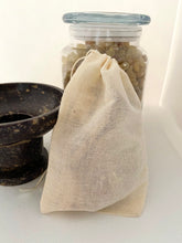 Load image into Gallery viewer, Travel Smudge Kit | White Sage, Shell, Stand, Feather | Drawstring Travel Bag | cleansing | Wicca