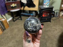 Load image into Gallery viewer, Natural Black Tourmaline Sphere | Tourmaline Crystal Ball