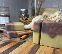 Load image into Gallery viewer, Pumpkin Pie Bar Soap - AmaraBee Apothecary | Organic | Handmade | Natural | Palm Free