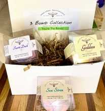 Load image into Gallery viewer, Bath Bomb Gift Set 3 ~ AmaraBee Apothecary | Hydrating | Moisturizing | Luxurious