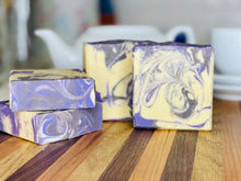 Load image into Gallery viewer, French Lavender Bar Soap - AmaraBee Apothecary | Goat Milk | Organic | Handmade | Natural | Palm Free