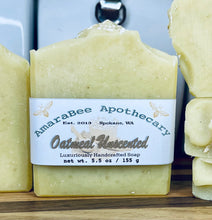 Load image into Gallery viewer, Unscented Oatmeal Bar Soap - AmaraBee Apothecary | Organic | Handmade | Natural | Palm Free