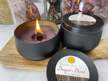 Load image into Gallery viewer, Dragons Blood | 100% Soy Wax | Candle Jar | Hand Poured | 40+ hrs burn time