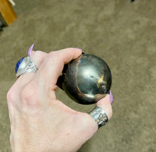 Load image into Gallery viewer, Natural Pyrite Sphere | 2 3/4” Ball with Stand | Healing Crystal | Chakra