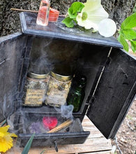Load image into Gallery viewer, Pentacle Altar Cupboard | Witch Decor | Storage | Altar