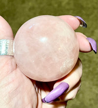Load image into Gallery viewer, Rose Quartz Sphere | Crystal Ball | Healing Stones