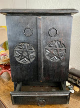 Load image into Gallery viewer, Pentacle Altar Cupboard | Witch Decor | Storage | Altar