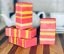 Load image into Gallery viewer, Citrus Sunrise Bar Soap - AmaraBee Apothecary | Organic | Handmade | Natural | Palm Free