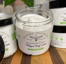 Load image into Gallery viewer, Whipped Body Cream ~ Aloe, Jojoba & Cocoa Butter | AmaraBee Apothecary | Hydrating | Moisturizing | Softening