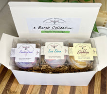 Load image into Gallery viewer, Bath Bomb Gift Set 3 ~ AmaraBee Apothecary | Hydrating | Moisturizing | Luxurious