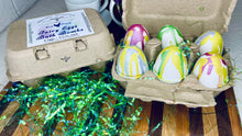 Load image into Gallery viewer, Fairy Eggs ~ 6 Bath Bomb Set ~ AmaraBee Apothecary | Hydrating | Moisturizing | Luxurious