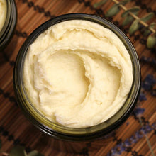 Load image into Gallery viewer, Rosemary and Peppermint Whipped Shave Butter | Energizing | Softening | Free Trade | Organic