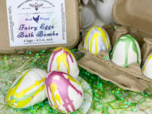Load image into Gallery viewer, Fairy Eggs ~ 6 Bath Bomb Set ~ AmaraBee Apothecary | Hydrating | Moisturizing | Luxurious