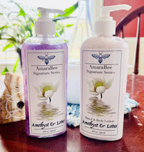 Load image into Gallery viewer, Amethyst and Lotus Creamy Body Wash | Hydrating Cleanser | Moisturizing