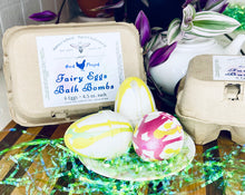 Load image into Gallery viewer, Fairy Eggs ~ 6 Bath Bomb Set ~ AmaraBee Apothecary | Hydrating | Moisturizing | Luxurious