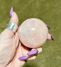 Load image into Gallery viewer, Rose Quartz Sphere | Crystal Ball | Healing Stones
