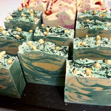 Load image into Gallery viewer, Jasmine & Green Tea Bar Soap - AmaraBee Apothecary | Organic | Handmade | Natural | Palm Free