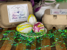 Load image into Gallery viewer, Fairy Eggs ~ 6 Bath Bomb Set ~ AmaraBee Apothecary | Hydrating | Moisturizing | Luxurious
