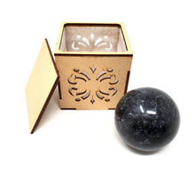 Load image into Gallery viewer, Natural Black Tourmaline Sphere | Tourmaline Crystal Ball