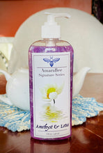 Load image into Gallery viewer, Amethyst and Lotus Creamy Body Wash | Hydrating Cleanser | Moisturizing