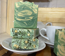 Load image into Gallery viewer, Jasmine & Green Tea Bar Soap - AmaraBee Apothecary | Organic | Handmade | Natural | Palm Free