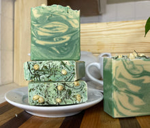 Load image into Gallery viewer, Jasmine & Green Tea Bar Soap - AmaraBee Apothecary | Organic | Handmade | Natural | Palm Free