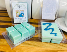 Load image into Gallery viewer, Sea Spray and Lily Wax Melts | Soy Wax | AmaraBee Apothecary