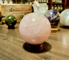 Load image into Gallery viewer, Rose Quartz Sphere | Crystal Ball | Healing Stones