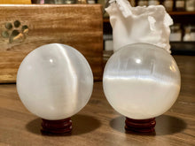 Load image into Gallery viewer, Selenite Sphere | Crystal Ball | Healing Stones