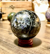 Load image into Gallery viewer, Natural Black Tourmaline Sphere | Tourmaline Crystal Ball