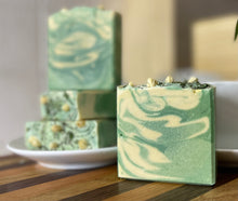 Load image into Gallery viewer, Jasmine & Green Tea Bar Soap - AmaraBee Apothecary | Organic | Handmade | Natural | Palm Free