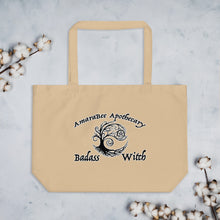 Load image into Gallery viewer, Badass Witch Large organic tote bag